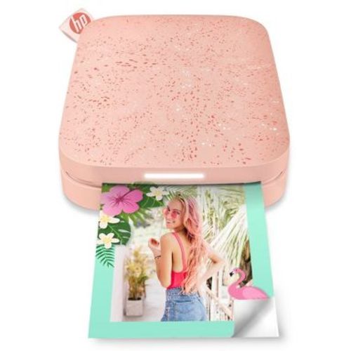 HP Sprocket Portable 2x3" Instant Photo Printer (Blush Pink) Print Pictures on Zink Sticky-Backed Paper from your iOS & Android Device.