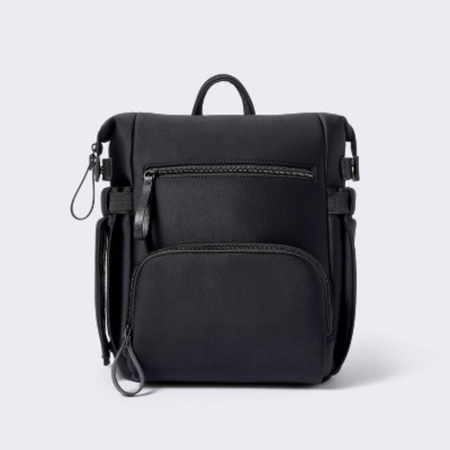 Mini Boxy Solid Backpack Diaper Bag - Black - Cloud Island™