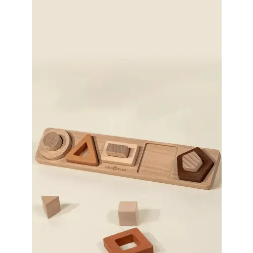 Wooden Shapes Learning Set