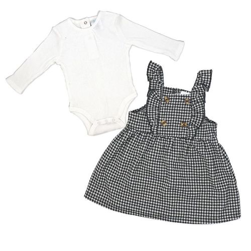 Baby Girls 2 Piece Houndstooth Jumper Set