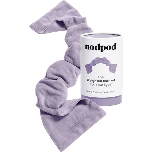 Nodpod Gentle Pressure Sleep Mask | Patented Light Blocking Design for Sleeping, Traveling & Relaxation - Wisteria