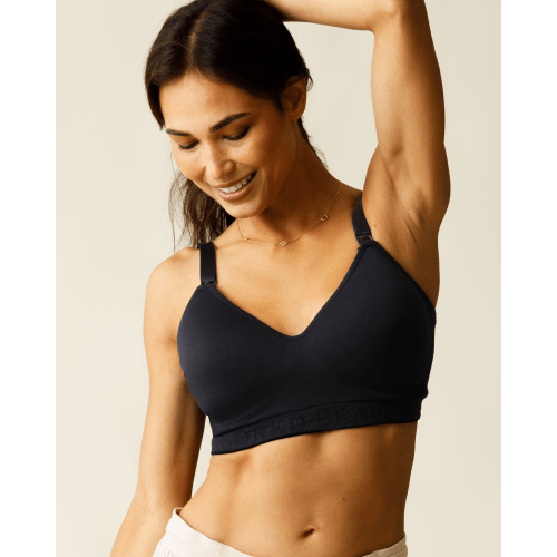 Signature Sublime® Contour Hands-Free Pumping & Nursing Bra | Black - Kindred Bravely