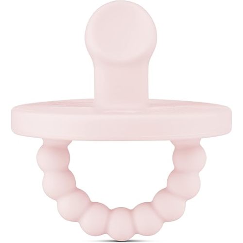Ryan & Rose Cutie PAT Pacifier Teether (Slant, Pink)