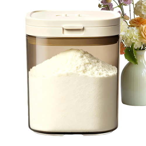 Formula Dispenser – Portable Formula Container, Travel-Size Airtight Storage with Magnetic Scoop, Dustproof Details for Feeding, Formulas Travel Containers for Snacks, Fruits & Outdoor Use