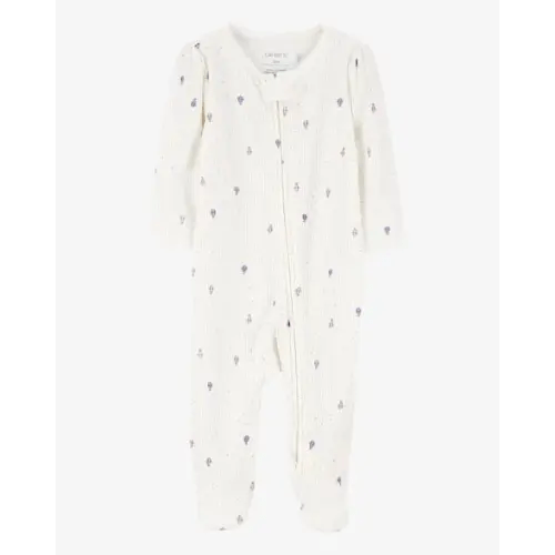Baby Girl Air Balloon 2-Way Zipper Textured Sleep and Play | Carter's