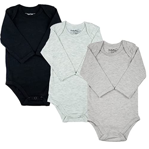 123 Bear Baby Cotton Spandex Long-Sleeve bodysuits unisex boy girl