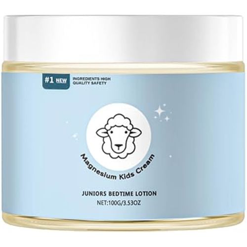 Magnesium Lotion for Kids,Magnesium Lotion for Sleep and Relaxation-Supports Relaxation & Restful Sleep-for Children with All Skin-Bedtime, Nighttime Routine-（3.53 oz）