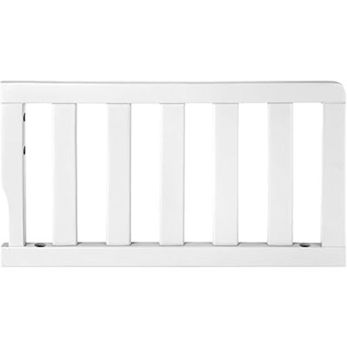 Toddler Crib Guardrail Compatible with Dream On Me Convertible Crib, Crib Rail for Prevent Toddler from Rolling Off The Bed, White