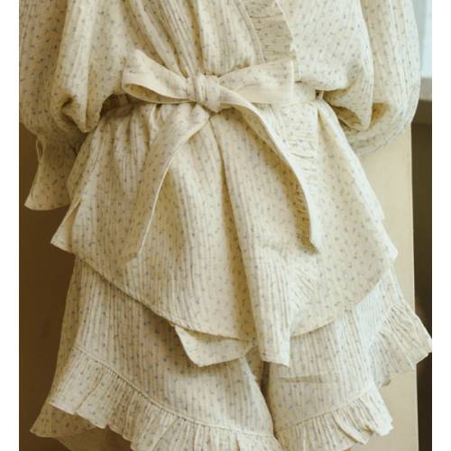 RUFFLED MUSLIN PJ SET