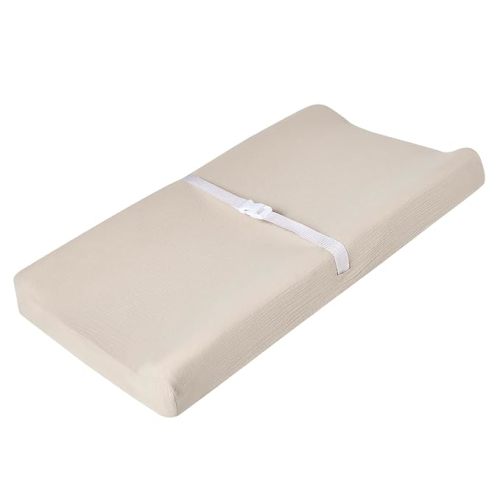 QUENESS Muslin Changing Pad Cover for Baby Boys Girls