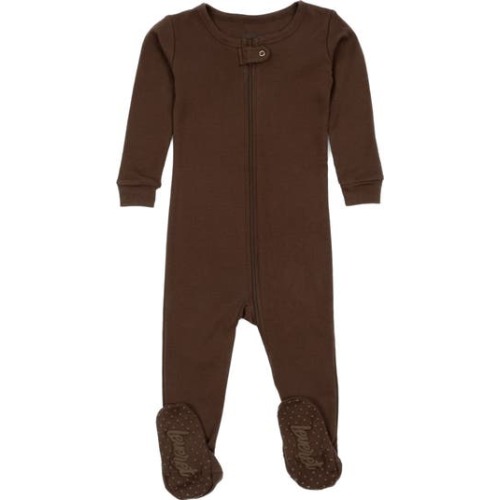 Footed Solid Cotton Matching Family Pajamas