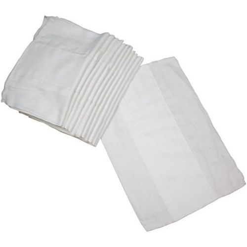 OsoCozy Prefold Cloth Diapers (1 Doz) - Soft, Absorbent, Durable - 100% Cotton