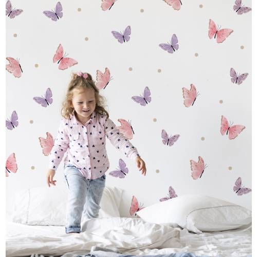 Butterfly Wall Decals: Kids Room Decor, Easy-Apply Stickers