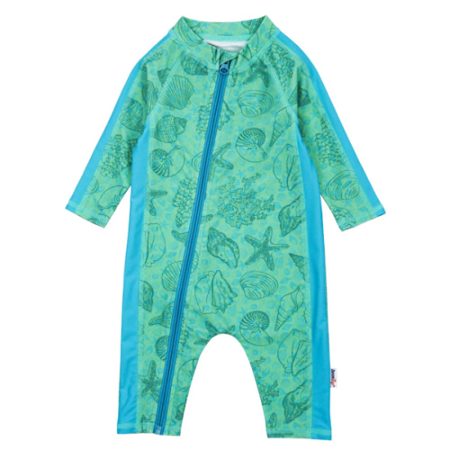 Sunsuit - Long Sleeve Romper Swimsuit | "Seashell"