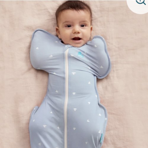 Swaddle Up™ 1.0 TOG Viscose from Bamboo Mist Blue Boats