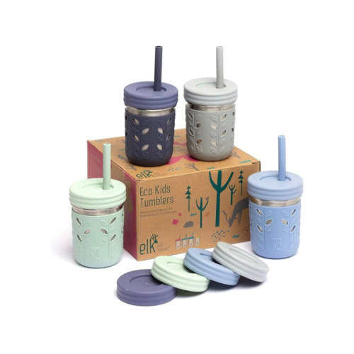 Elk and Friends 10oz Stainless Steel Kids + Toddler Drinking Cups