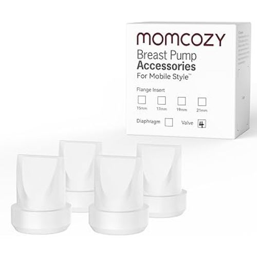 Momcozy Mobile Style | M6 Valves, Original Mobile Style| M6 Breast Pump Replacement Accessories, 4PCS