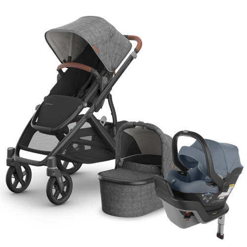 Vista V3 Stroller + MESA Series Travel System - Greyson / With a Bassinet / Mesa Max Gregory