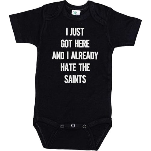 Ebenezer Fire Falcons Onesie/I Just Got Here And I Already Hate The Saints/Atlanta Football Baby
