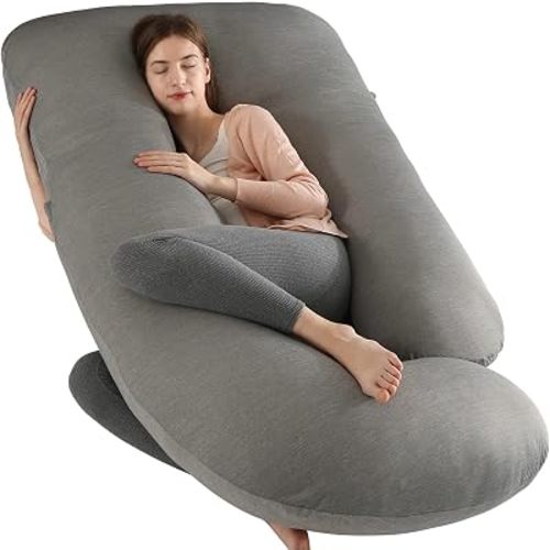 Elover U Shaped Pregnancy Pillow,Full Body Maternity Support