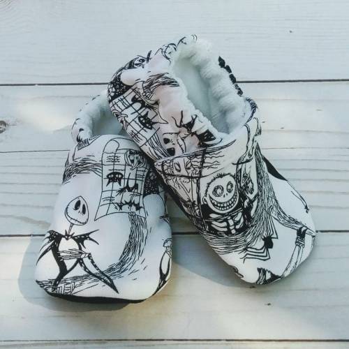 Nightmare Before Christmas Soft Sole Non-Slip Cotton Booties