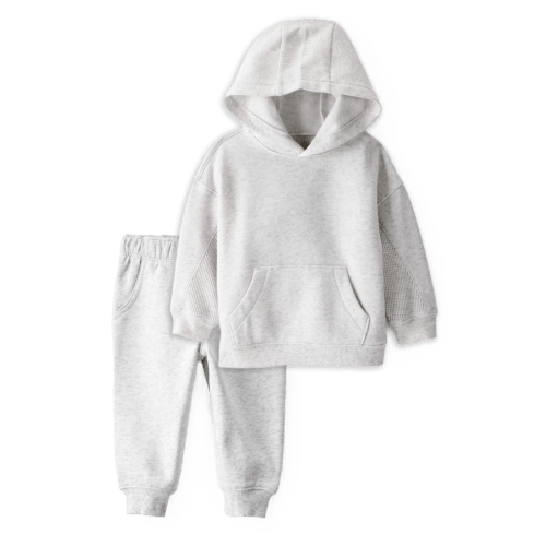Baby Boy 2-Piece DayDream Fleece Long-Sleeve Hoodie & Joggers Set - Grey - Carter's | Carter's