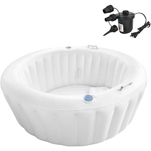 Birth Pool in Creamy Marshmallow, Premium Birth Tub, Birthing Pool for Home Birth, Home Birth Tub, Multi-Functional Pool for Relaxation and Kids Swimming, Birthing Tub Quick Inflation and Convenient