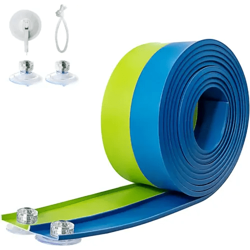 Flex Tracks 15 Ft for Kids Starter Set, Flexible Race Car Ramp Track with Suction Cups Compatible with Diecast 1/64th Cars for Ages 3 & Up (Green & Blue)