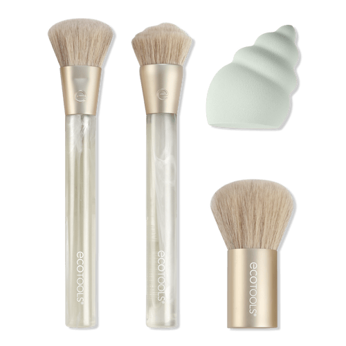 Sea Gems Face Makeup Brush & Sponge Set