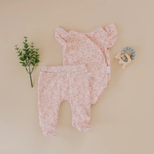 FLUTTER SLEEVE WINGED BODYSUIT