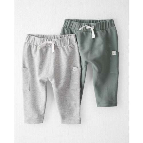 0-3 Months Sweatpants - 2 Pack