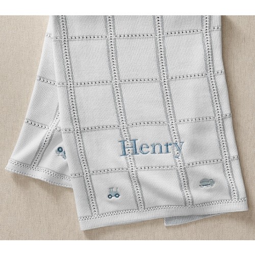Bria Hammel Construction Pointelle Baby Blanket