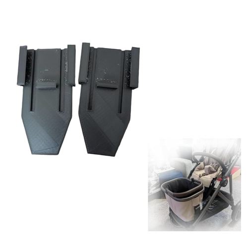 Basket Adapter for Stroller 2 Pack - Compatible with Cybex Gazelle S, Converts Lower Frame to Shopping Basket Holder, Free Up Top Basket Space for Baby, Easy Clip-On Installation