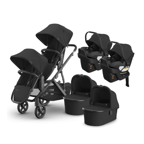 Stroller:  Uppababy V3 Twin (including car seats, bassinets, etc)