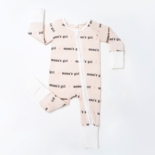 Mama&#x27;s Girl Bamboo Sleeper Jumpsuit