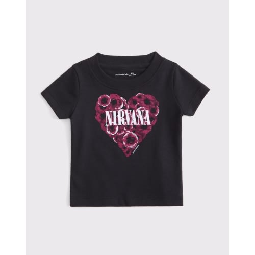 baby nirvana graphic tee