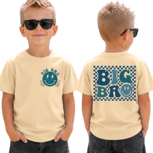 Kids Big Brother T-Shirts Toddler Boys Promoted to Big Bro Shirts
