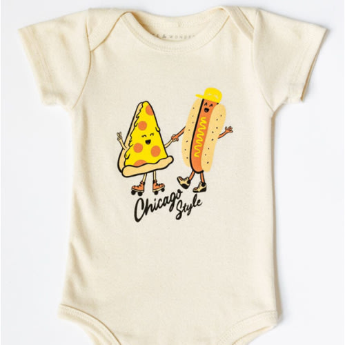 Chicago Style Onesie - Natural