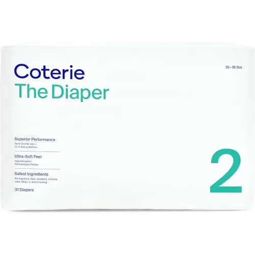 Coterie Size 2 Diaper, 31 CT