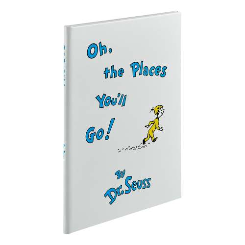 Oh The Places You'll Go! | White Bonded Leather – Graphic Image