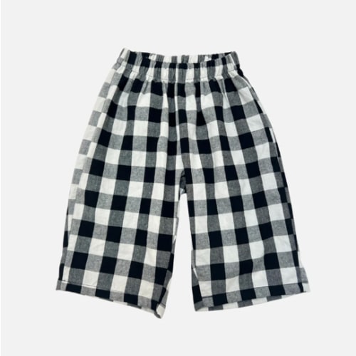 GINGHAM BABY PANTS