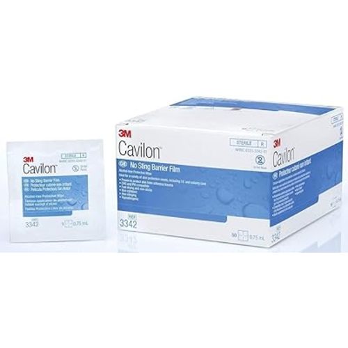 Cavilon 1.0 Milliliter Wipe, Sterile, No Alcohol, No Sting, Box of 50