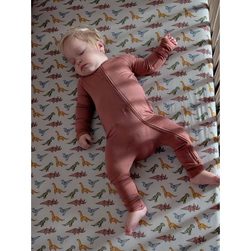 Lyocell Crib Sheet | Papersaurus Rex