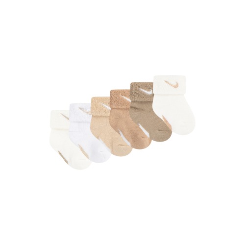 6-Pack Cuffed Terry Bootie Socks