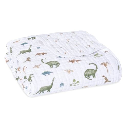 aden + anais Dream Blanket, Boutique Muslin Baby Blankets for Girls & Boys, Ideal Lightweight Newborn Nursery & Crib Blanket, Unisex Toddler & Infant Bedding, Shower Gifts, Minnie Mouse Rainbows