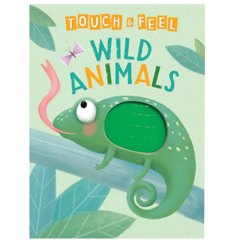 Wild Animals: A Touch and Feel Book - Children's Board Book - Educational