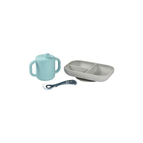 Sips & Bites 3-Piece Silicone Feeding Set, One Size
- Only 1 left