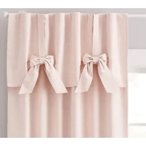 Eyelet Bow tab curtains pottery barn kids bow curtins - Google Search