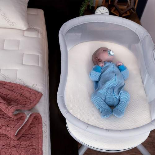 Organic Breathable Bassinet Mattress & Cover Combo for Halo Bassinets (New)