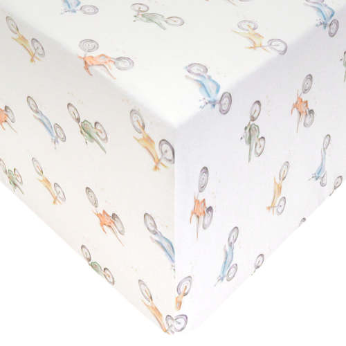 Premium Knit Fitted Crib Sheet - Ryder